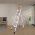 iBELL 150kg 4 Step Aluminium Heavy-Duty Foldable Ladder with Anti-Slip Wide Pedals JY104 image-2