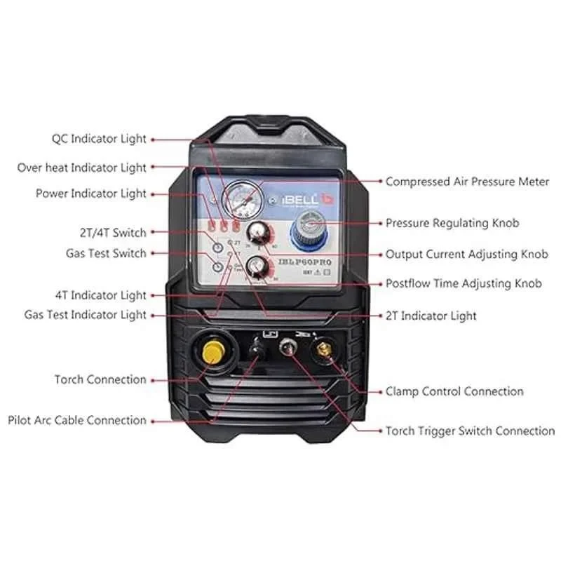 iBELL 15-60A IGBT Plasma Cutting Machine IBL P60PRO image-3