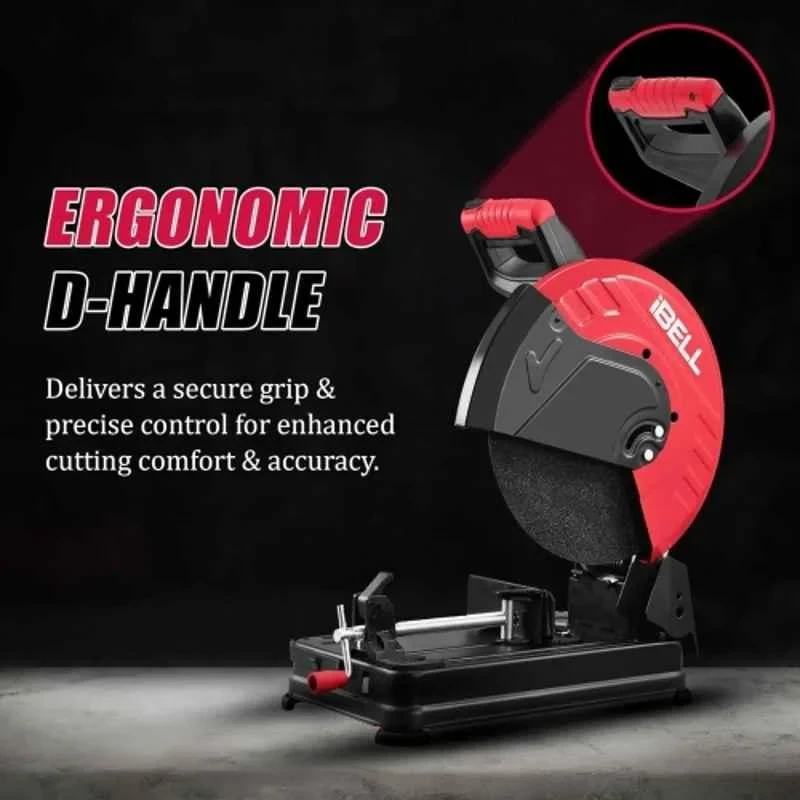 iBELL 2400W 355mm 4200rpm High Performance Cut-Off Saw & Chop Saw Machine with Safety Lock & Side Handle CM35-43 image-5