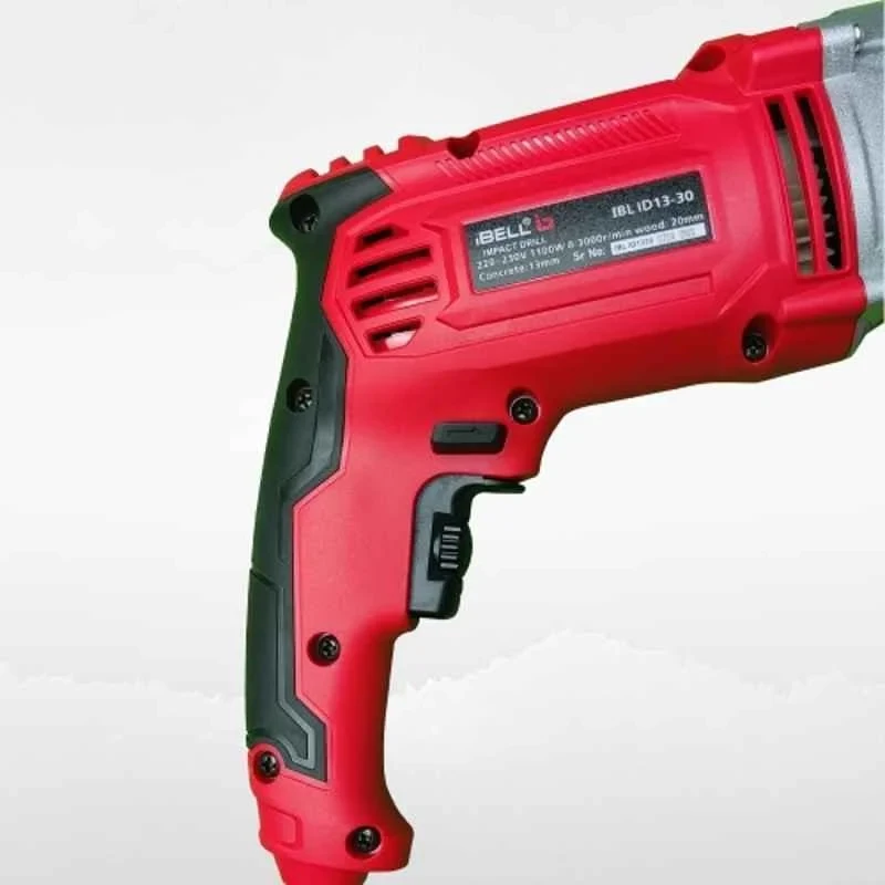 iBELL 1100W 0-3000rpm Red Industrial Impact Drill with 2 Selector Mode ID13-30 image-5