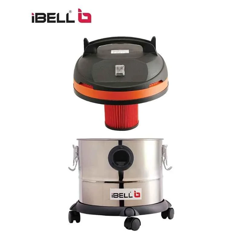 iBELL Cyclone 1400 1400W 20kPa 20L Stainless Steel Silver & Black HEPA Canister Wet & Dry Vacuum Cleaner image-4