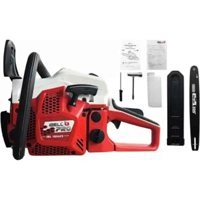 iBELL Pro 1856CS 18 inch 2.4kW 56cc Full Crank 2-Cycle Automatic Chain Oiler Cordless Chainsaw without Battery image-5