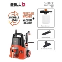 iBELL 1550W 17kPa Double Role 3 in 1 Electric Pressure Washer Cum Dry Car Vacuum Cleaner with Blower Function image-2