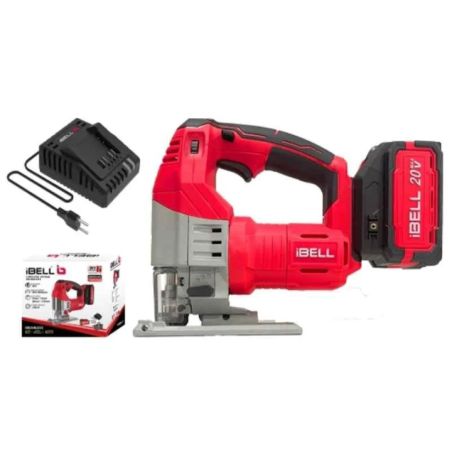 iBELL One Power Series 500-3000rpm 135mm Cordless Jig Saw with 4Ah Battery & Charger BJ29-65 image-1