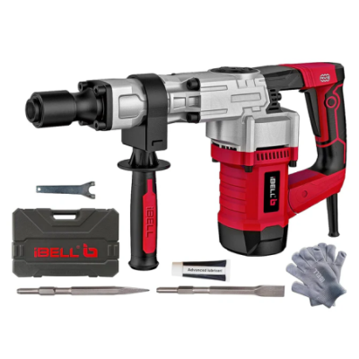iBELL 6.5kg 1300W Demolition Hammer with Anti Vibration Control Handle DH20-30 image-1