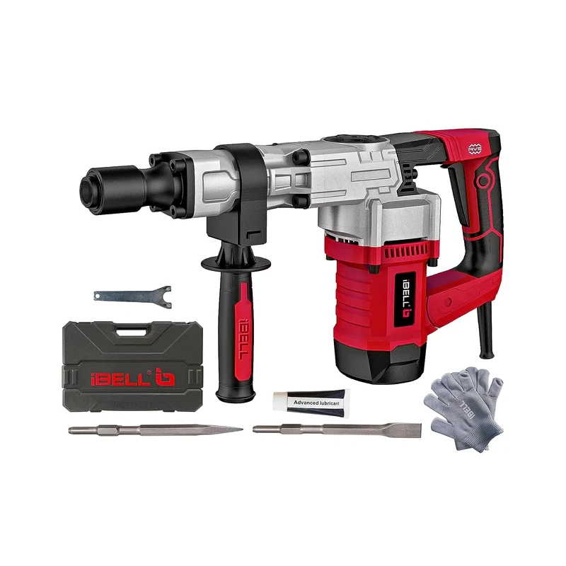 iBELL 6.5kg 1300W Demolition Hammer with Anti Vibration Control Handle DH20-30 image-1