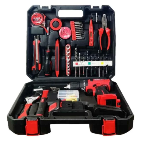 iBELL 0-1450rpm 38Nm 20V Professional Cordless Impact Drill Tool Box CT20-38 image-1