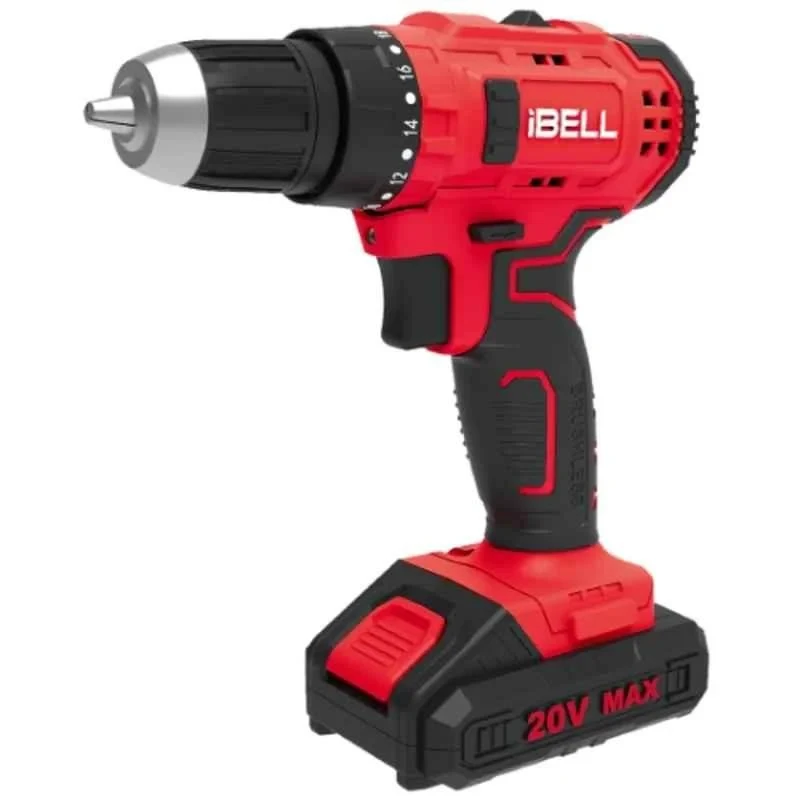 iBELL 0-1450rpm 38Nm 20V Professional Cordless Impact Drill Tool Box CT20-38 image-2