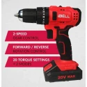 iBELL 0-1450rpm 38Nm 20V Professional Cordless Impact Drill Tool Box CT20-38 image-5