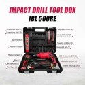 iBELL 13mm 650W 2800rpm Copper Motor Hammer Drill Kit with 101 Pcs Home Essential Accessories IBL 500RE image-3