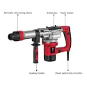 iBELL 6.8kg 1500W Demolition Hammer with Anti Vibration Control Handle DH20-45 image-3