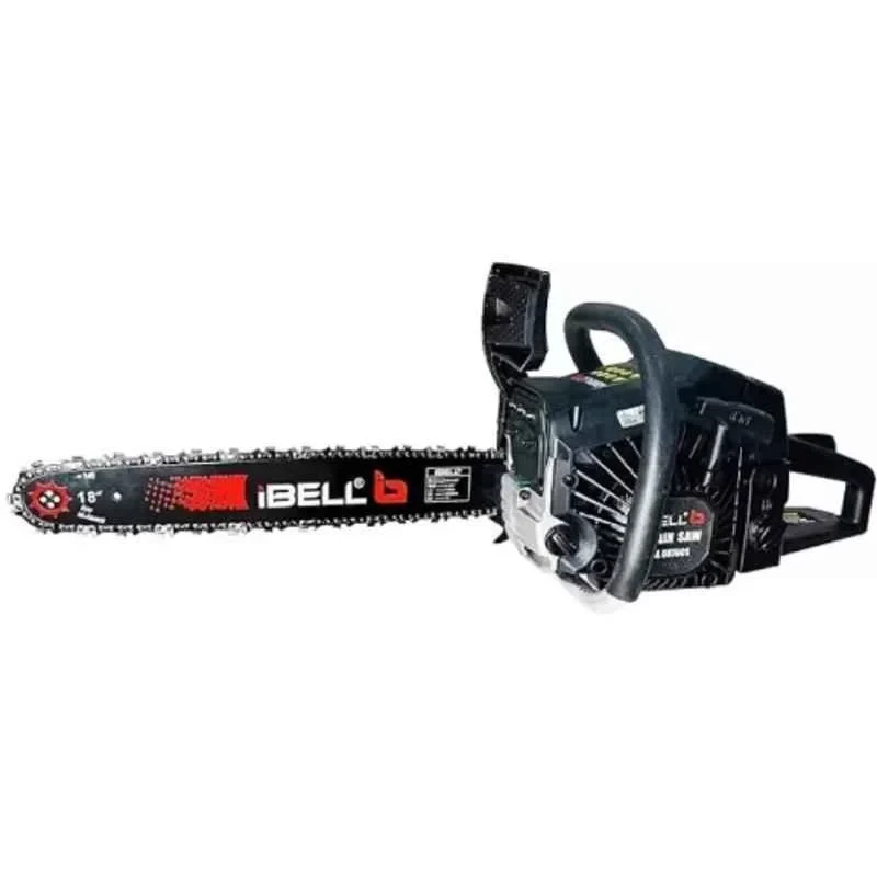 iBELL 18 inch 2.7kW 58CC Black Gasoline Operated Chain Saw 5876CS image-1