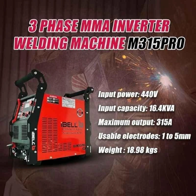 iBELL 315A 3-Phase MMA Dual IGBT Industrial Inverter Welding Machine IBL M315 PRO image-5