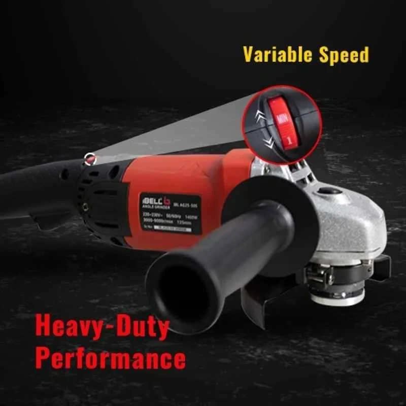 iBELL 1400W 500-9000rpm 125mm Angle Grinder with Side Handle & Guard AG25-50S image-5