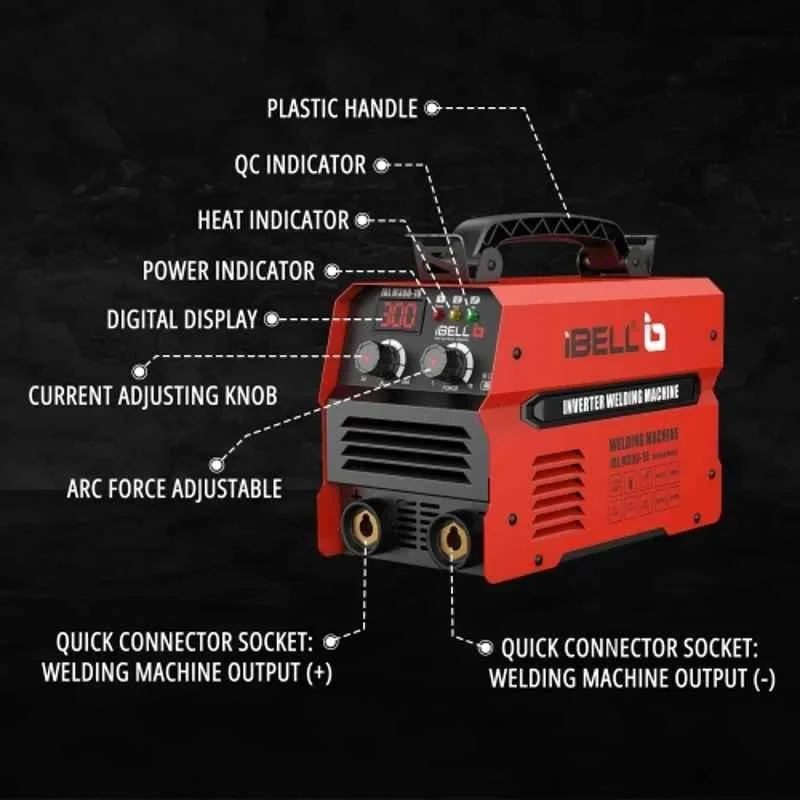 iBELL M300-18 300A 220V Air Cooled Welding Machine M30018S000 image-4