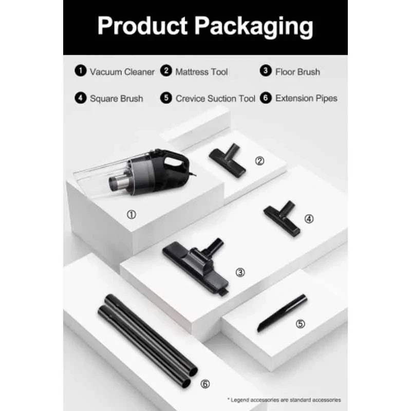 iBELL 300W 11000Pa 4 in 1 Lightweight Handheld Stick Vacuum Cleaner Cyclone Pro 300 image-2