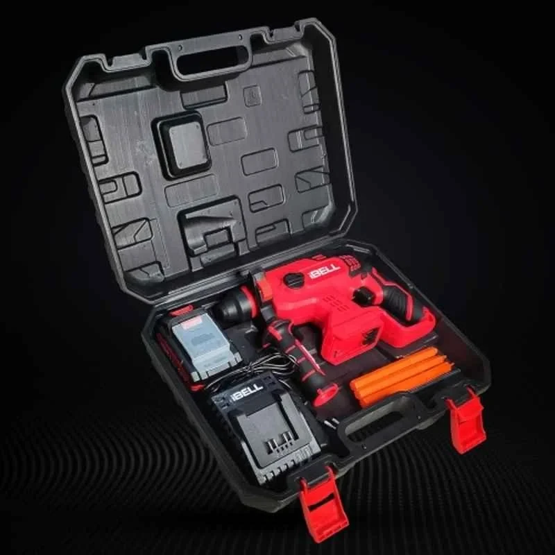 iBELL 1400rpm 2.2J Brushless Rotary Hammer Drill with 4Ah Battery & Charger BH22-47 image-2