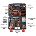 iBELL 145 Pcs Socket Alloy Steel Hand Tool Kit with Plastic Toolbox Storage Case TB145-9 image-2