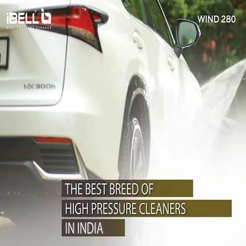 iBELL 2800W 175 Bar Orange & Grey High Pressure Washer for Cars