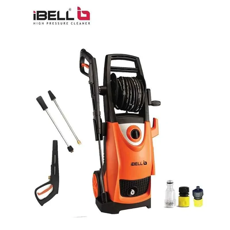 iBELL 2700W 175 bar 8LPM Black & Orange Induction Motor Flow High Pressure Washer WIND99PRO image-2