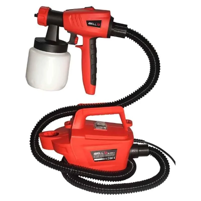 iBELL 800W 800ml Red HVLP Floor Based Electric Paint Spray Gun SG80-27 image-2