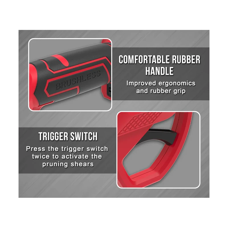 iBELL Cordless Pruning Shears with 2Ah Battery & Charger BP32-30 image-3