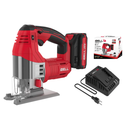 iBELL Cordless Brushless Jigsaw with 2Ah Battery & Charger One Power Series BJ29-65 image-1