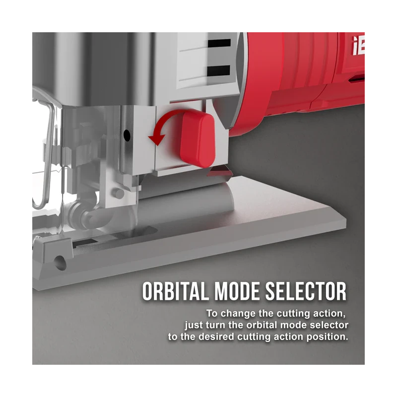 iBELL Cordless Brushless Jigsaw with 2Ah Battery & Charger One Power Series BJ29-65 image-4