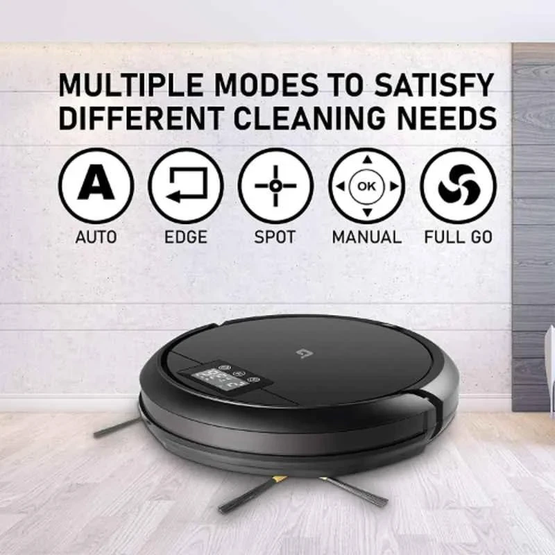 iBELL 1300Pa Black Robot Vacuum Cleaner RVCNW BLK image-2