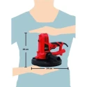 iBELL 225mm 1050W Red Dry Wall Sander IBL DS80-53 image-5