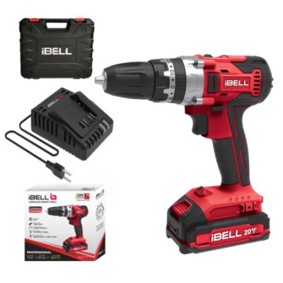 iBELL 20V 30Nm 1450rpm Cordless Impact Drill with Charger & 2Ah Battery CD20-30 image-1