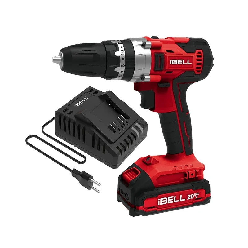 iBELL 20V 30Nm 1450rpm Cordless Impact Drill with Charger & 2Ah Battery CD20-30 image-3