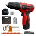 iBELL 12V DC 1500mAh Red Cordless Driver Drill with 1 Pc Charger 2 Pcs Battery & 32 Pcs Accessories IBL CD12-74 image-1