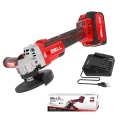 iBELL 20V 8500rpm Cordless Brushless Angle Grinder with 4Ah Battery & Charger BA20-25 image-1