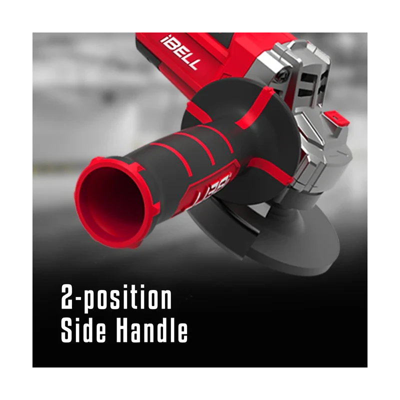 iBELL 20V 8500rpm Cordless Brushless Angle Grinder with 4Ah Battery & Charger BA20-25 image-4