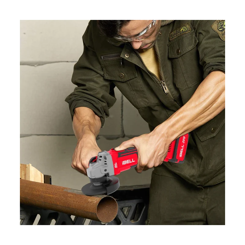 iBELL 20V 8500rpm Cordless Brushless Angle Grinder with 4Ah Battery & Charger BA20-25 image-6