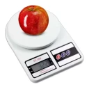 iBELL 7kg White Multipurpose Portable Digital Kitchen Weighing Scale SF400 image-1