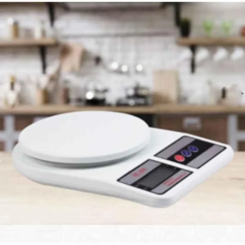 iBELL 7kg White Multipurpose Portable Digital Kitchen Weighing Scale SF400 image-2