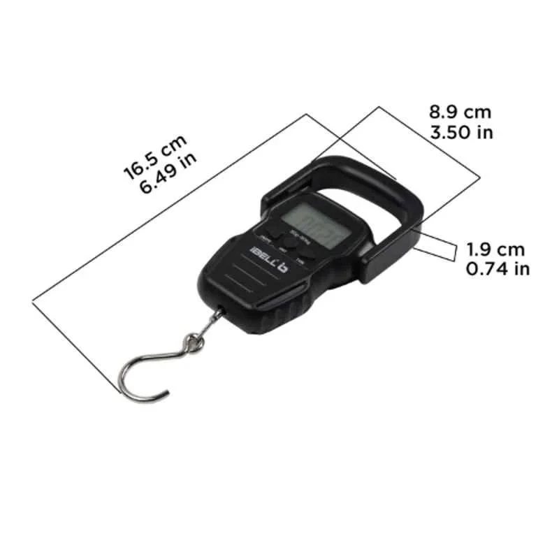 iBELL 50kg Portable Hook Type Weighing Scale with Digital LED Screen & Tare Function FS50KB image-5