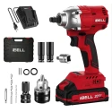 iBELL 20V Brushless Cordless Impact Wrench with 2Ah Battery & Charger BW20-32 image-1