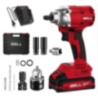 iBELL 20V Brushless Cordless Impact Wrench with 2Ah Battery & Charger BW20-32