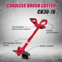 iBELL 290mm Cordless Brush Cutter with 2 Ah Battery & Charger CB 30-78 image-4