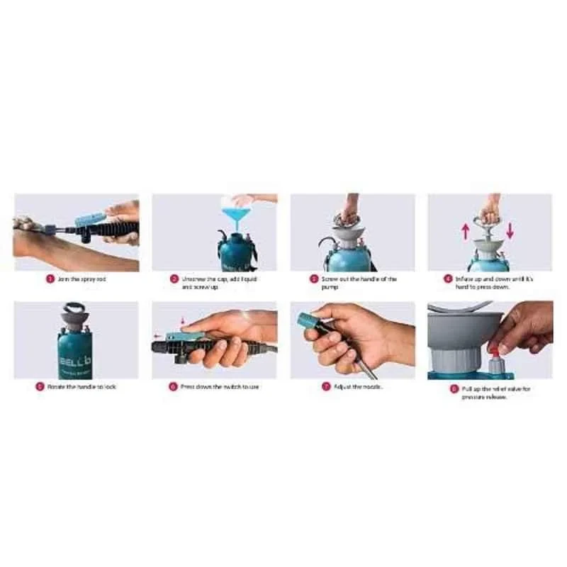 iBELL 5L Polypropylene Manual Sprayer with Adjustable Nozzle image-5