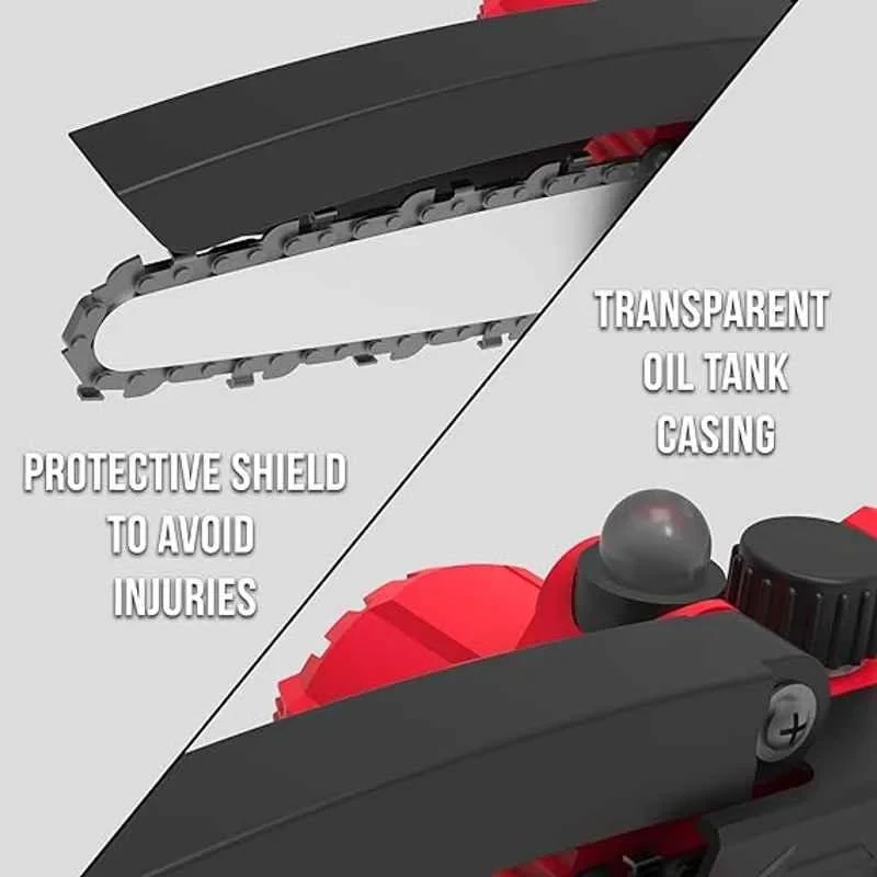 iBELL 8 inch 20V Cordless Chain Saw with 4Ah Battery & Charger BS20-08 image-4