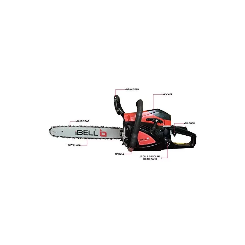 iBELL 18 inch Gasoline Chain Saw IBL 5858 CS image-5