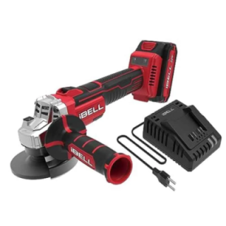 iBELL 20V 8500rpm Cordless Brushless Angle Grinder with 2Ah Battery & Charger BA20-25 image-1