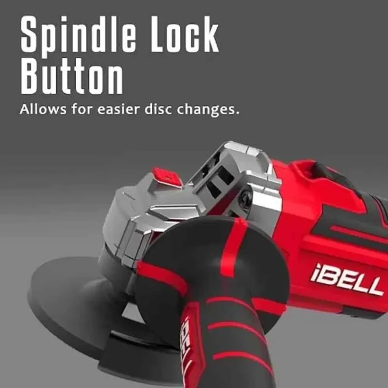 iBELL 20V 8500rpm Cordless Brushless Angle Grinder with 2Ah Battery & Charger BA20-25 image-5