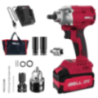 iBELL 20V Brushless Cordless Impact Wrench with 4Ah Battery & Charger BW20-32
