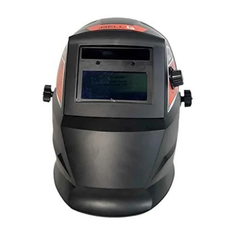 iBELL Large Red Viewing Solar & Battery Powered Auto Darkening Welding Helmet WH550S image-3