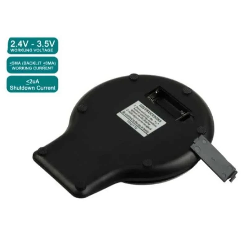 iBELL 10kg Stainless Steel Premium Finish Digital Kitchen Weighing Scale WHB22 image-2